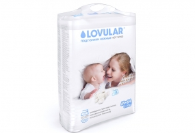 Подгузники Lovular Hot Wind нежные