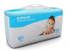 Подгузники-трусики Lovular 2в1