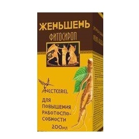 Фитосироп Женьшень