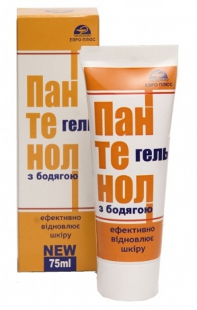 Гель Пантенол с бадягой