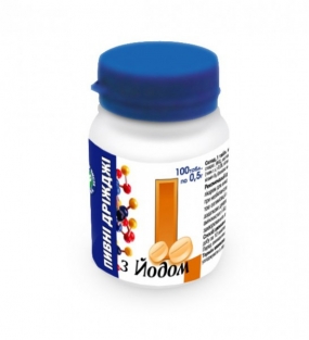 Пивные дрожжи с йодом