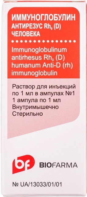 Иммуноглобулин антирезус RHO (D)