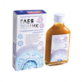 Глеятоник с кукурузными рыльцами и репешком